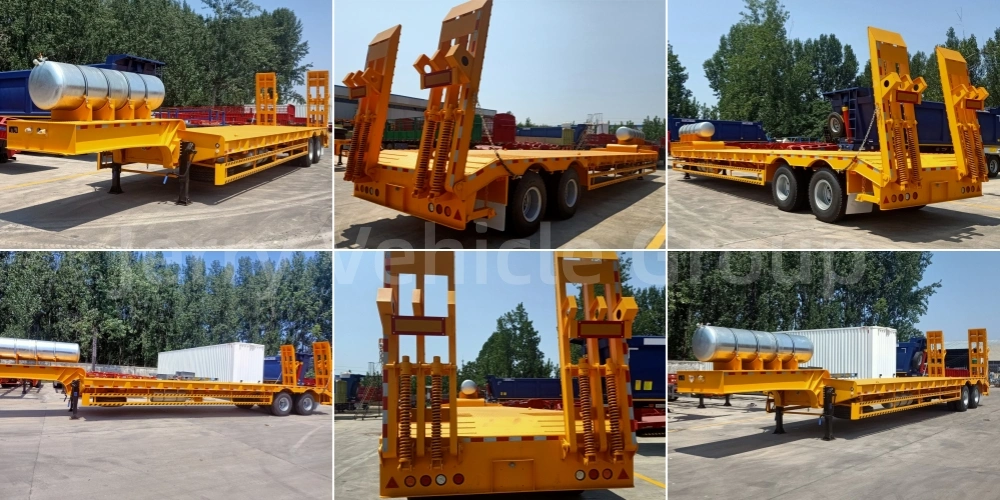 Flatbed/Tipper/Container/Skeleton/Skeletal/Fence/Sidewall/Lowboy/Lowbed/Dump/Flat/Side Wall/Low Bed for Trailer Truck Semi Trailer Vehicle